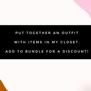 Make an outfit + Bundle for a discount